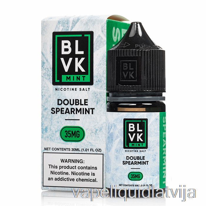 Dubultā Piparmētra - Blvk Piparmētru Sāļi - 30ml 35mg Vape šķidrums